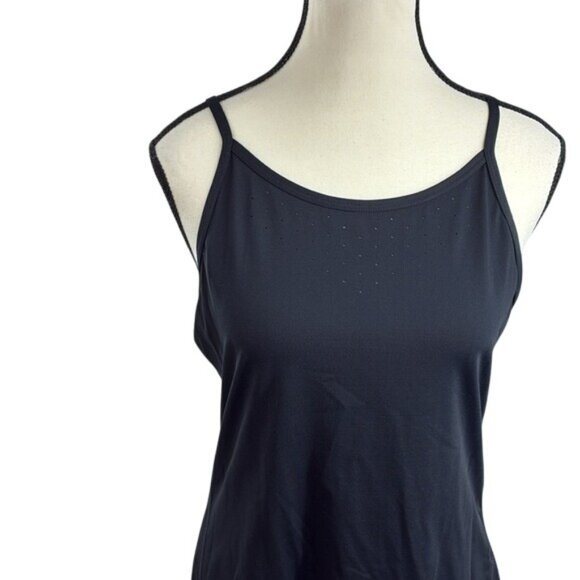 Nike Athletic Tank Top Womens Size M Black Dri-Fit Lightweight Activewear - Picture 3 of 8